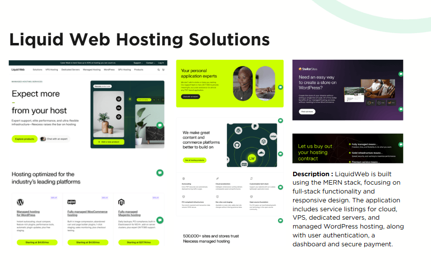 LIQUID WEB HOSTING SOLUTIONS